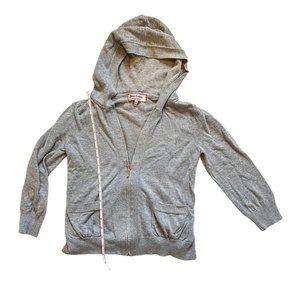 Juicy Couture Gray Hood Gray Zip Sweater Size XS